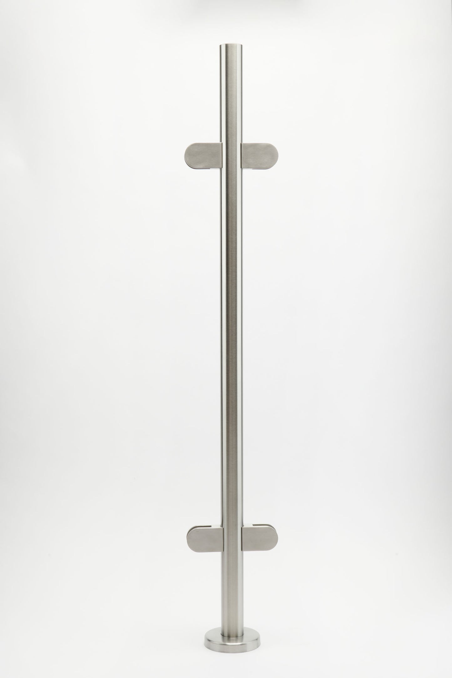 Mirror Polished Mid Post with End Cap