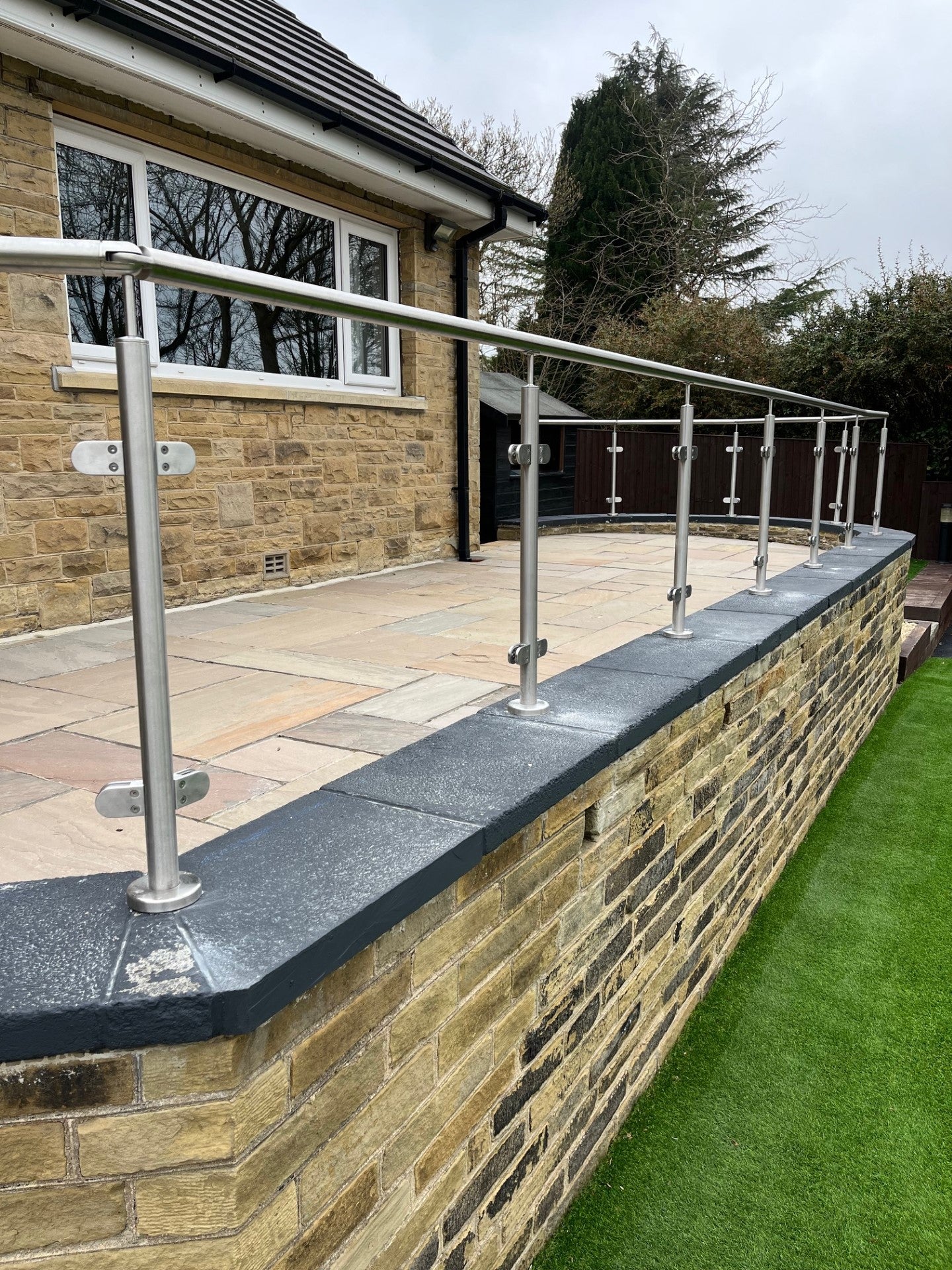 Handrail Bracket +/- 90 Degree Adjustable Elbow 42mm x 2mm