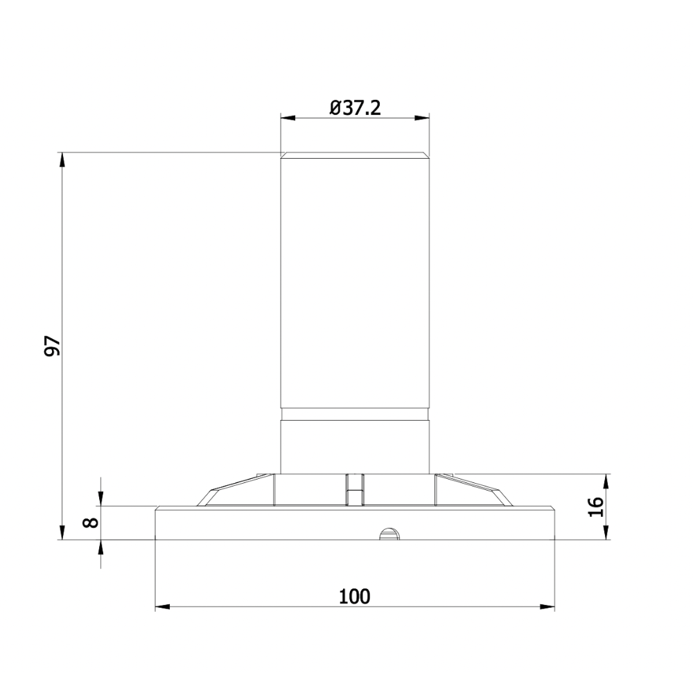 wall flange illustration