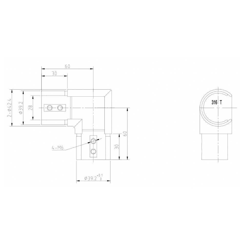 slotted tube measurements