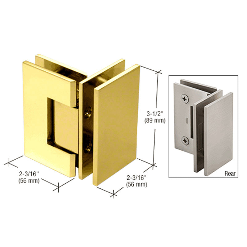 90 Degree Glass to Glass Hinge