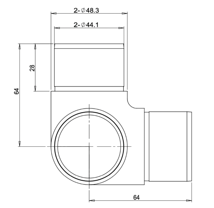 3 Way Corner - Grade 304