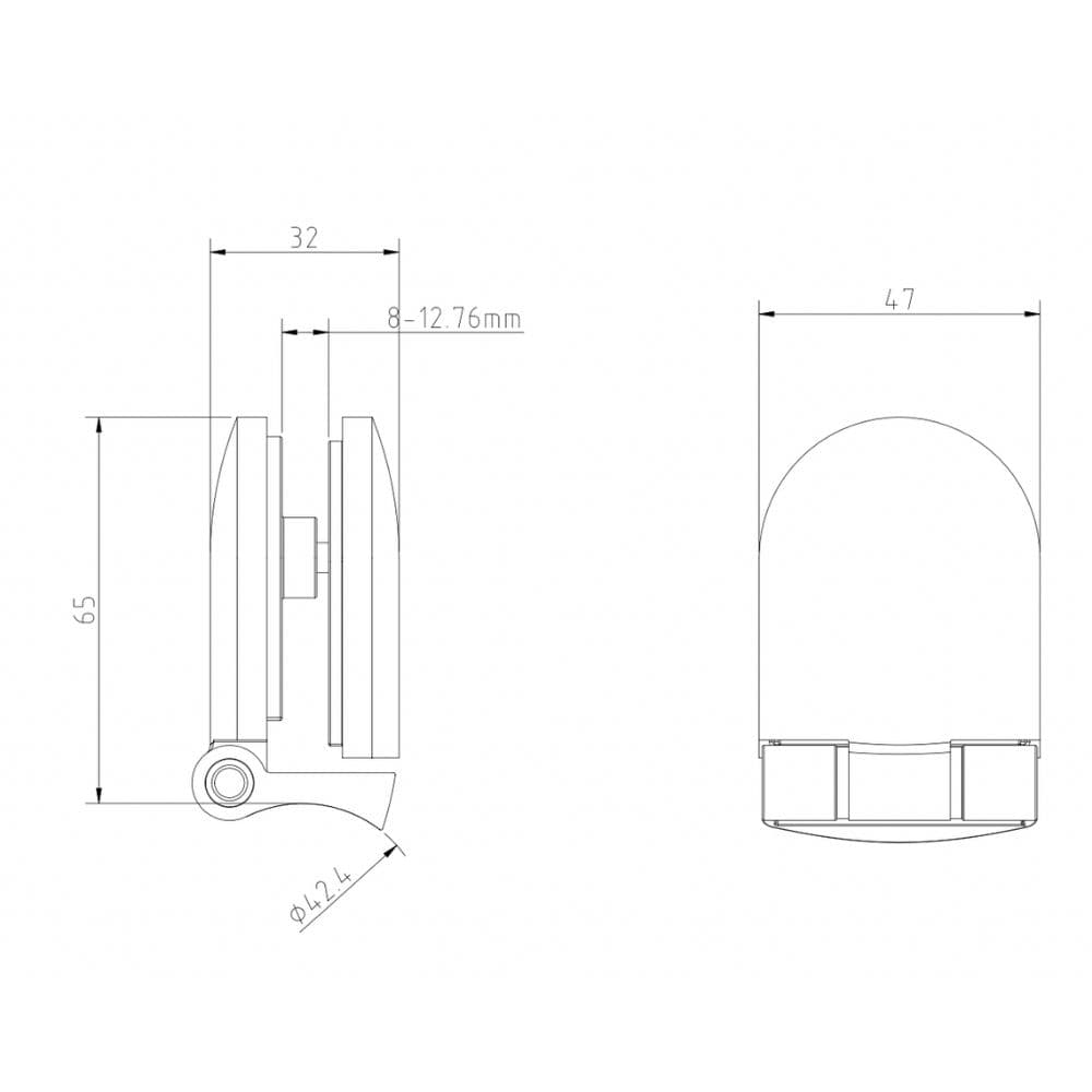 Glass Clamp Drawing