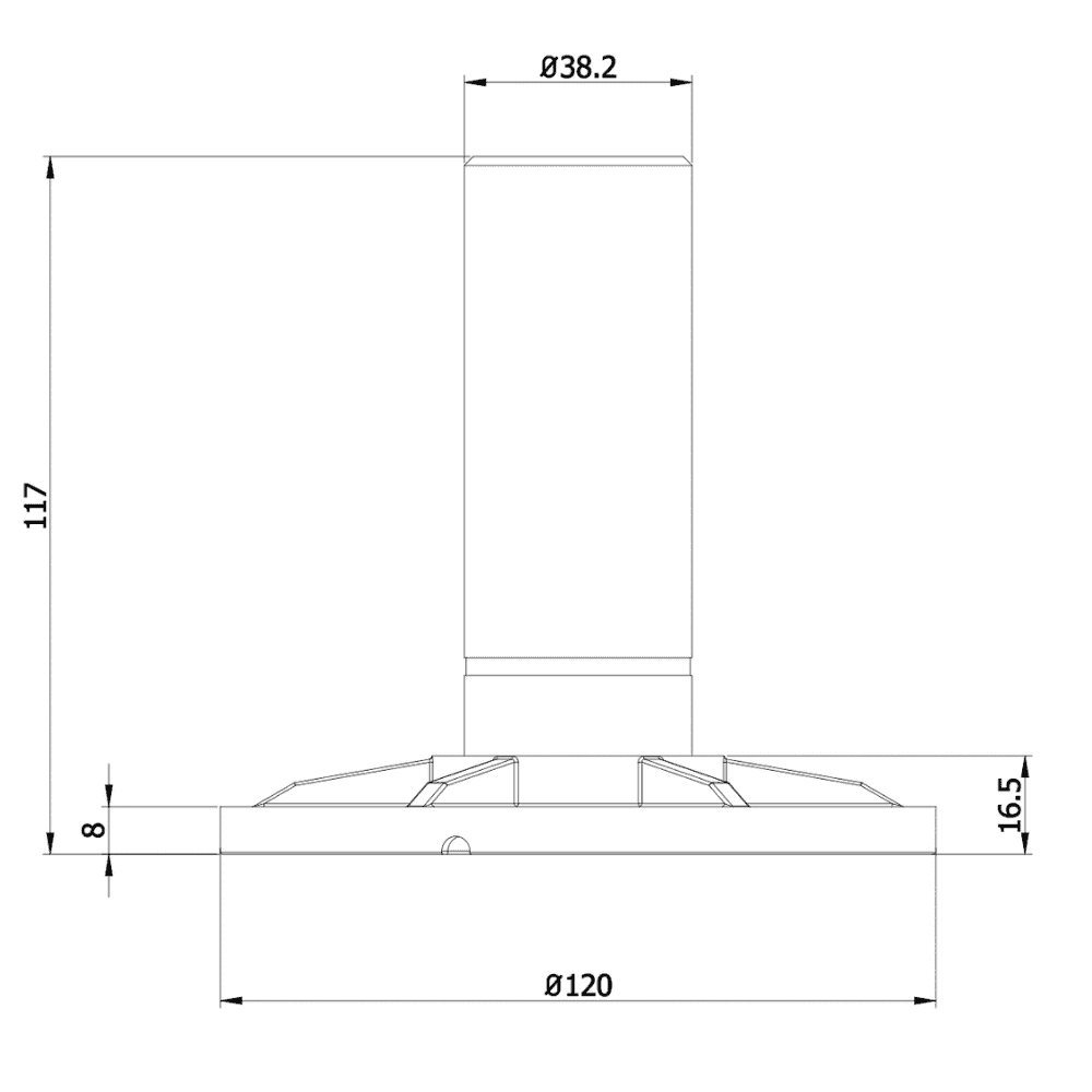 wall flange illustration