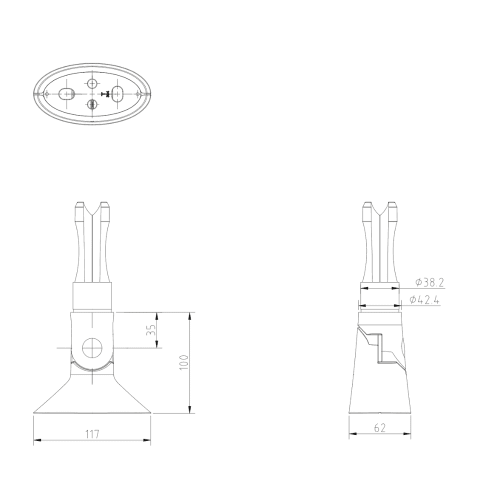 Base plate drawing