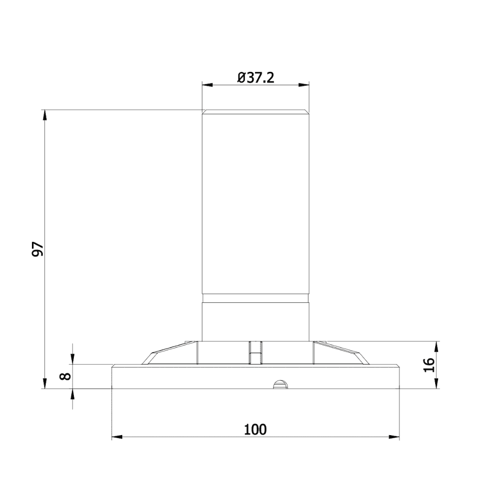 wall flange illustration