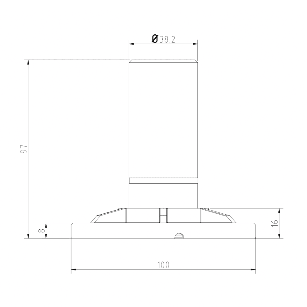 wall flange illustration