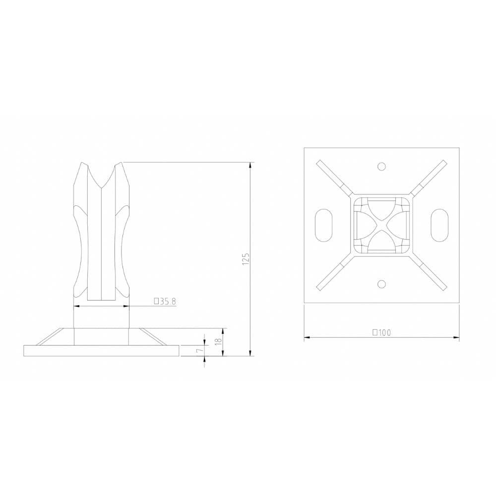 Base Flange Drawing