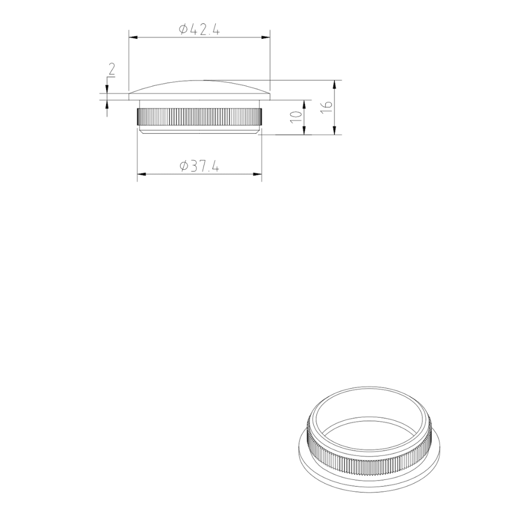 End cap measurements