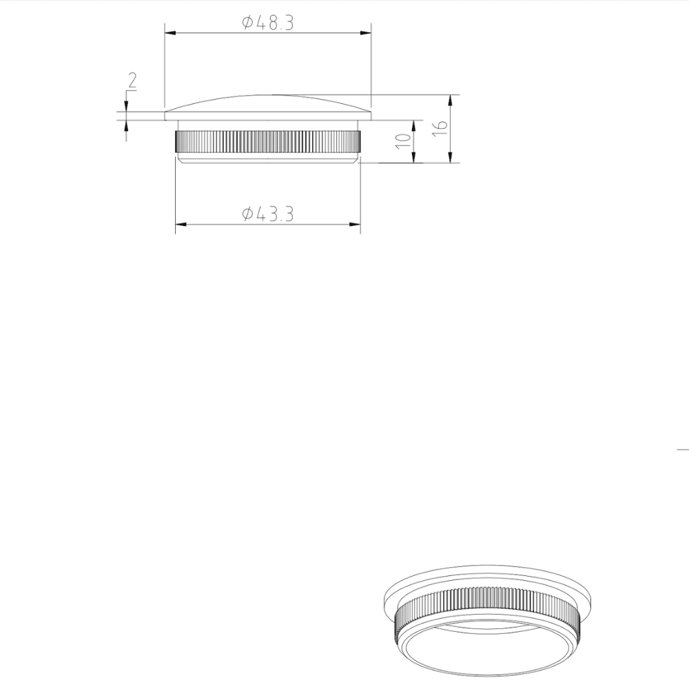 End cap measurements