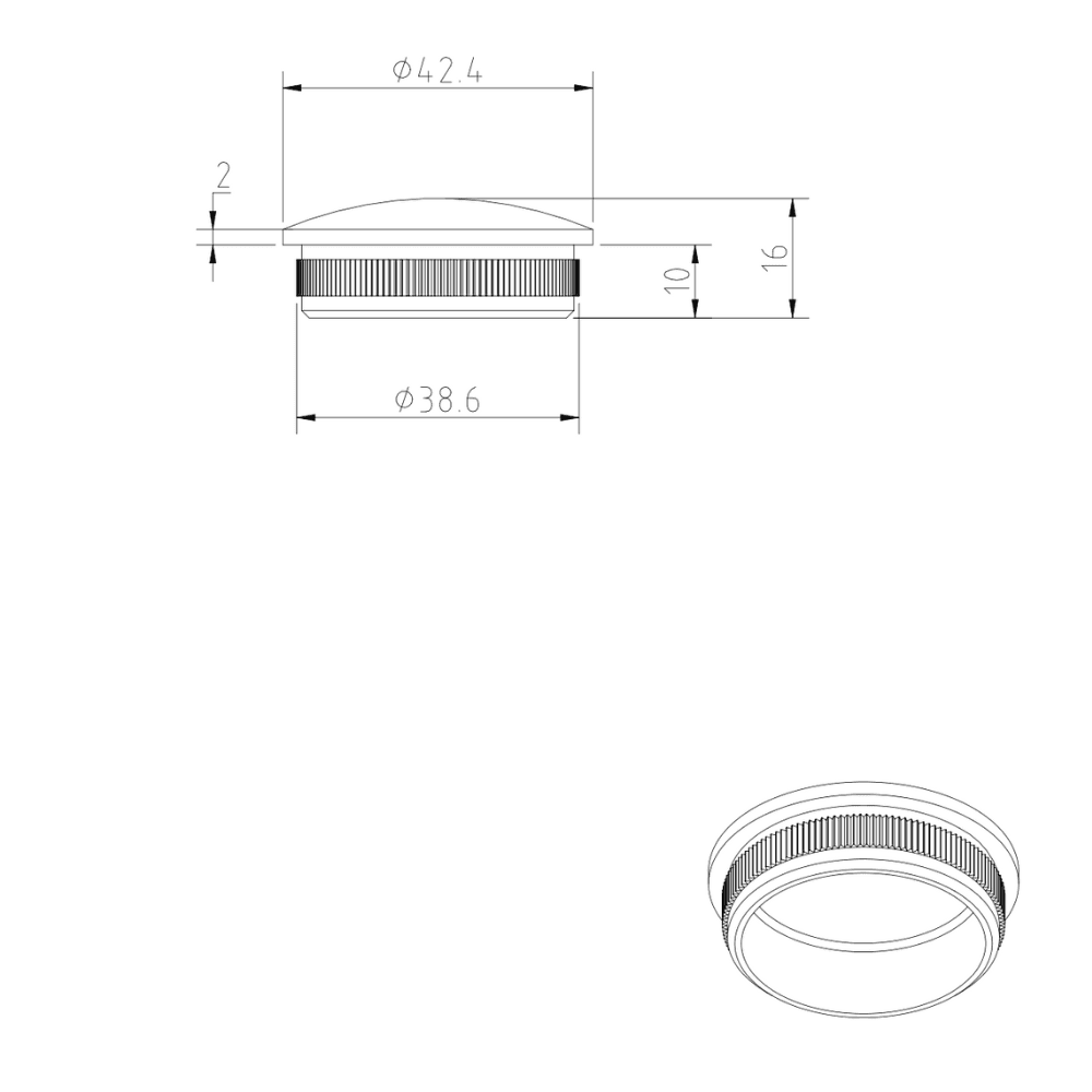 End cap measurements