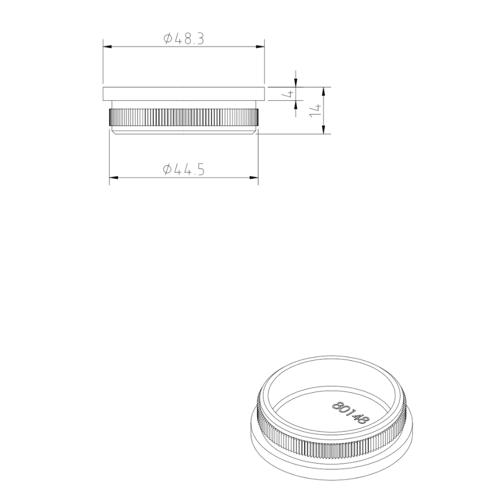 End cap measurements