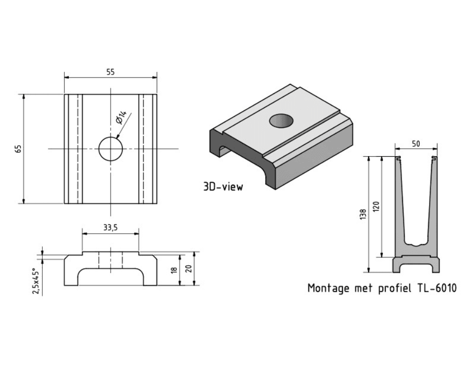 Flex Fit - Base Mount Components - Spacer