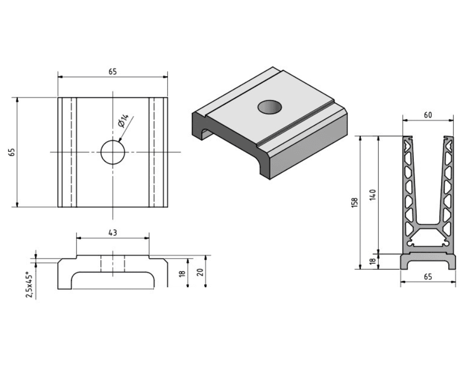 Flex Fit Pro - Base Mount Components - Spacer