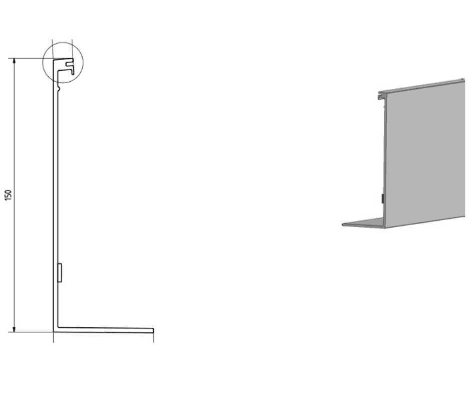 2.5m Flex Fit Side Cladding