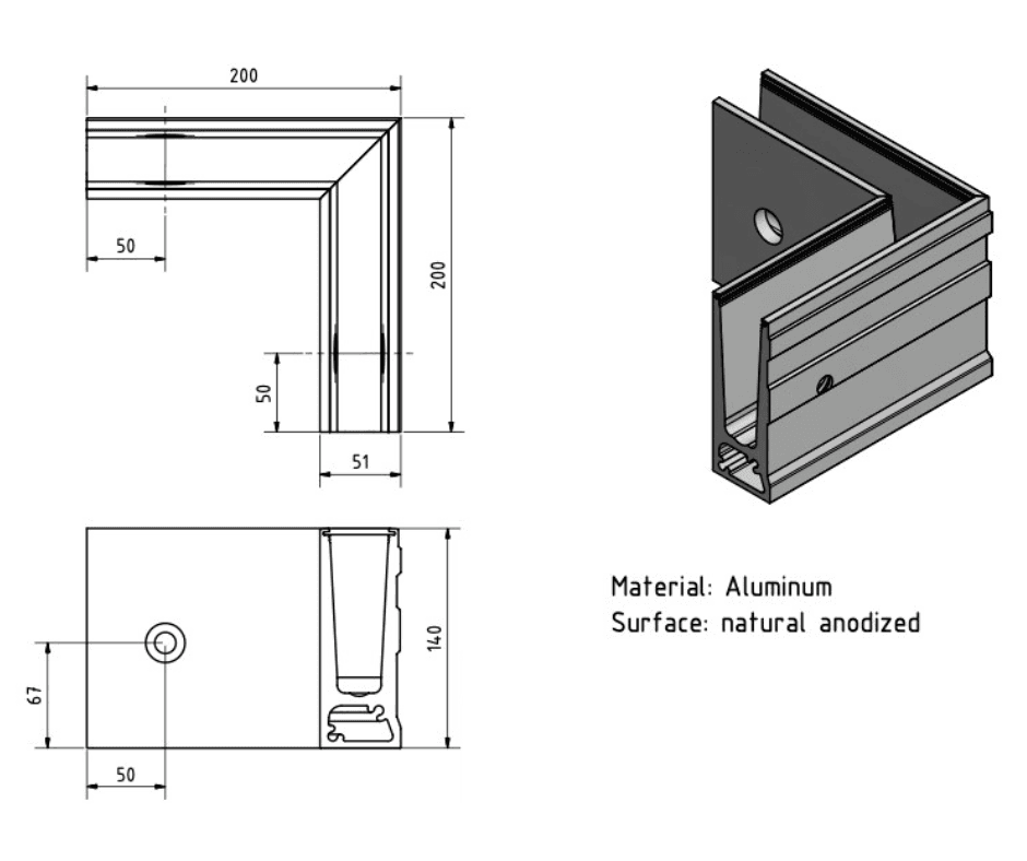 Flex Fit Inside Corner