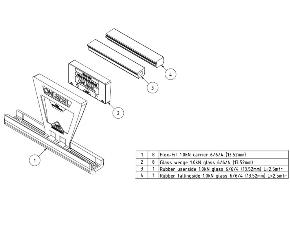 Flex Fit Glass Clamp Kit