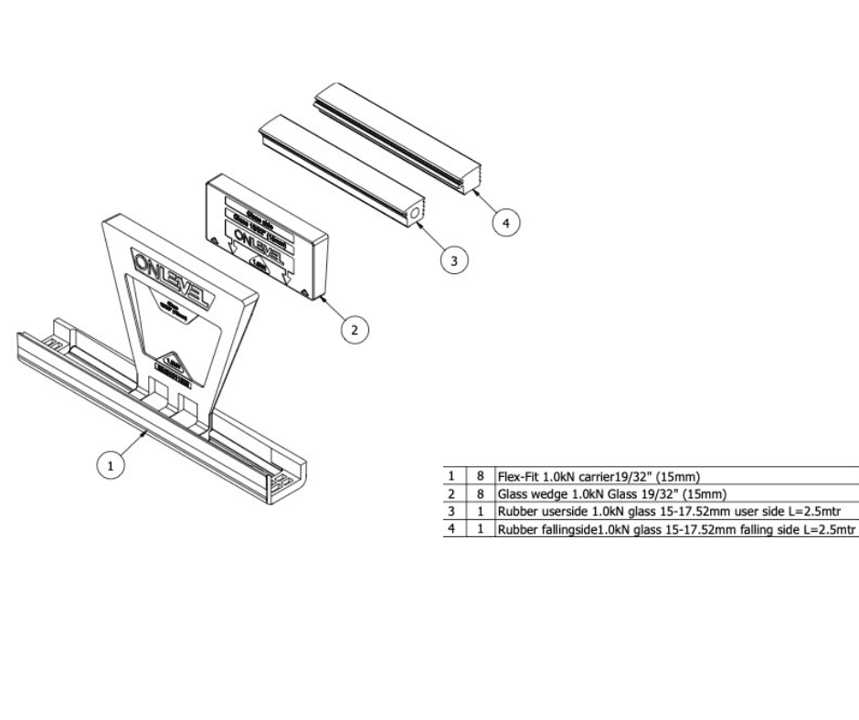 Flex Fit Glass Clamp Kit