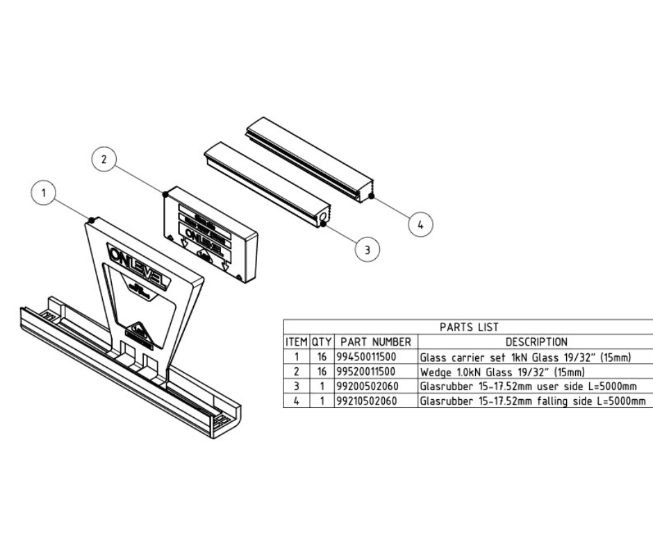 Flex Fit Glass Clamp Kit