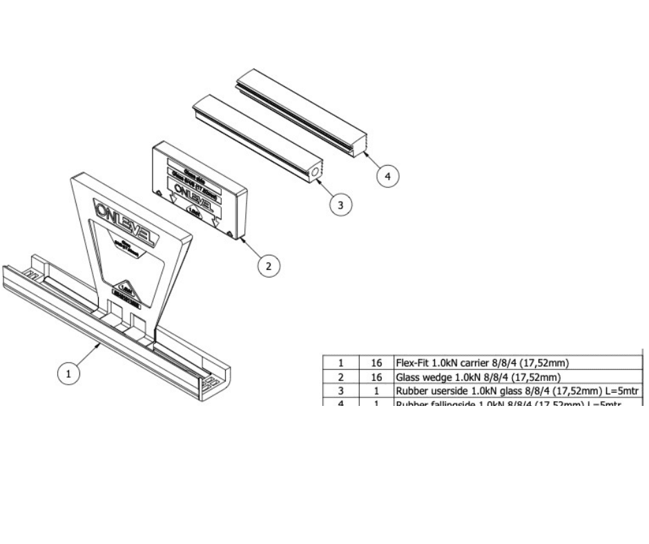 Flex Fit Glass Clamp Kit