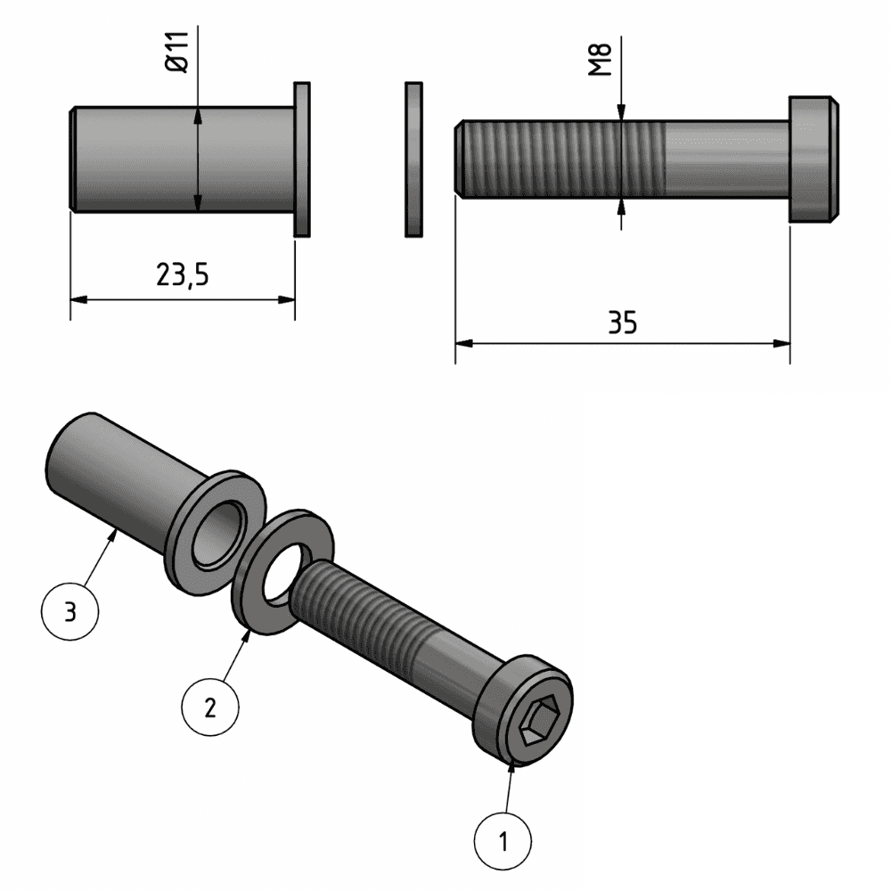 Fixing anchor measurements