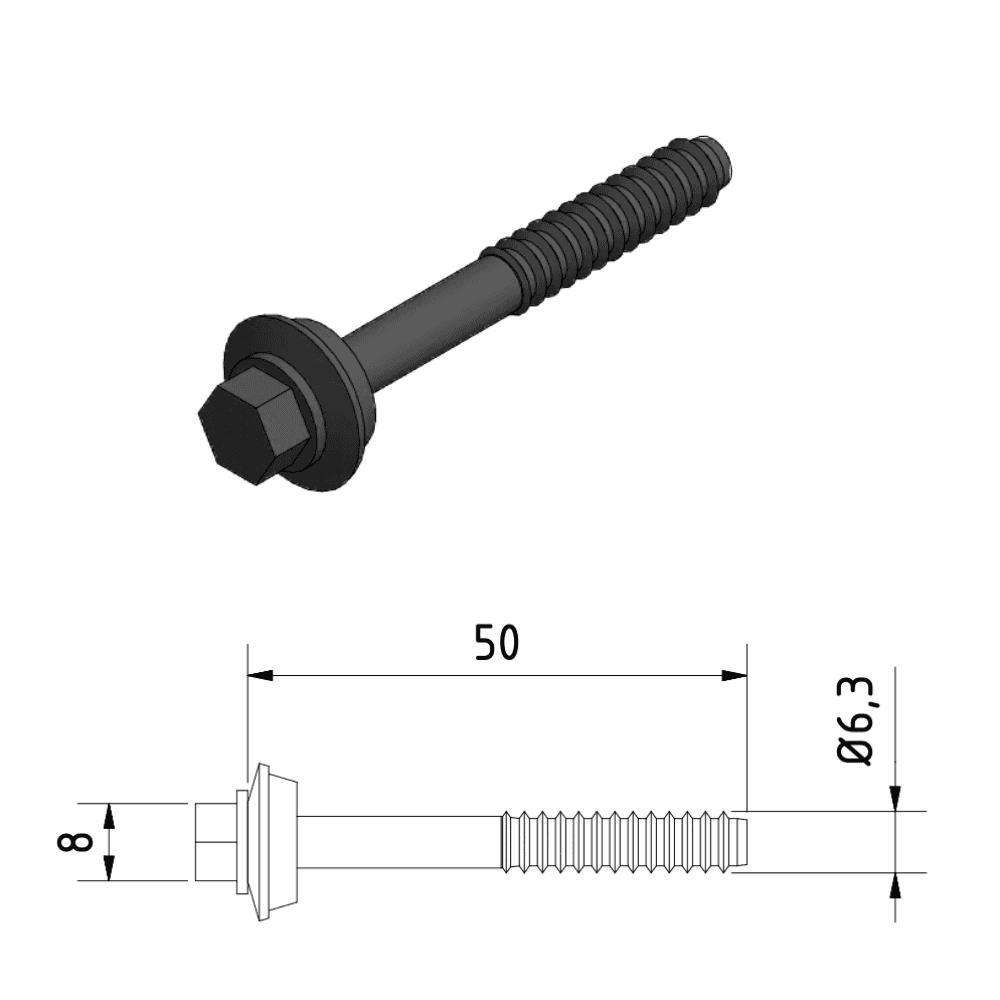 Fixing anchor measurements