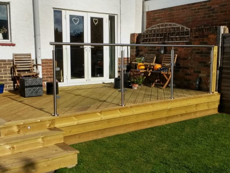 Glass Balustrade in Ipswich