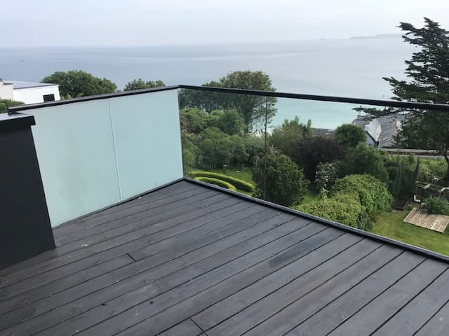 Glass Balustrade in Llandudno in North Wales