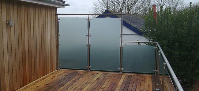 Glass Balustrade in Wakefield