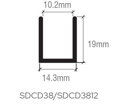 Aluminium Deep U Channel