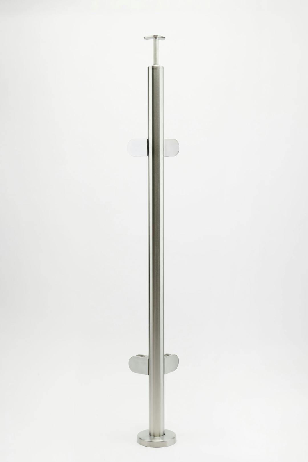 Mirror Polished Corner Post with Handrail Bracket
