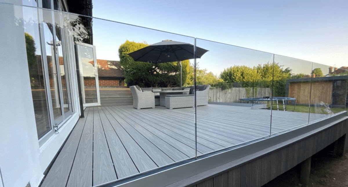 Decking Glass Balustrade | Glass Panels For Decks, Patios & Gardens