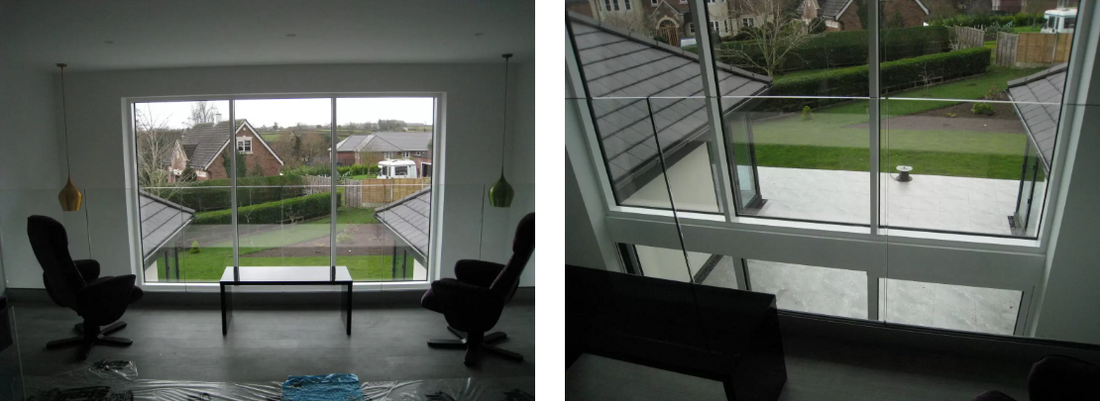 Internal Glass Balustrade project Bristol