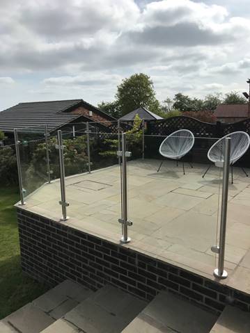 Glass Balustrade in Harrow