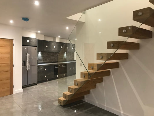 Glass Balustrade for Staircase in Harrogate
