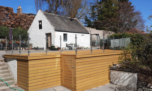 Glass Balustrade in Cornwall