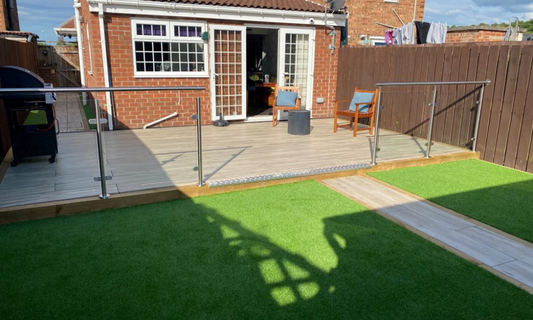 Glass Balustrade project in Salford, Manchester