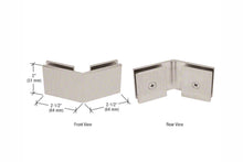 135 Degree Glass to Glass Clamp