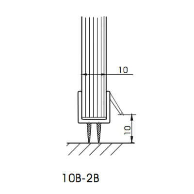 2.48M Shower Door Seal - 135°