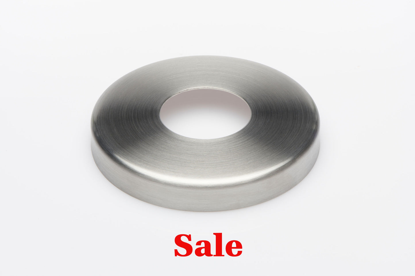 Base Plate Cover 125mm Diameter - 48mm - Grade 316