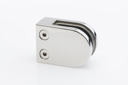 Flat Backed Middle D Glass Clamp 10mm Glass