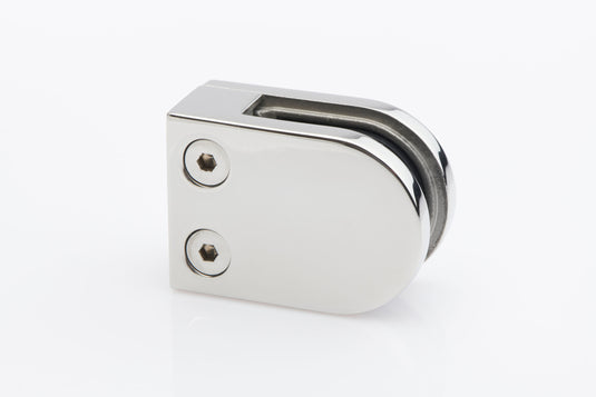 Flat Backed Middle D Glass Clamp 10mm Glass