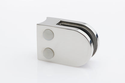 Middle D Glass Clamp For 10mm Glass - 42.4 - Zinc Chrome