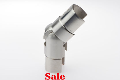 25 TO 55 Degrees Upwards Connector For 42mm Slotted Tube