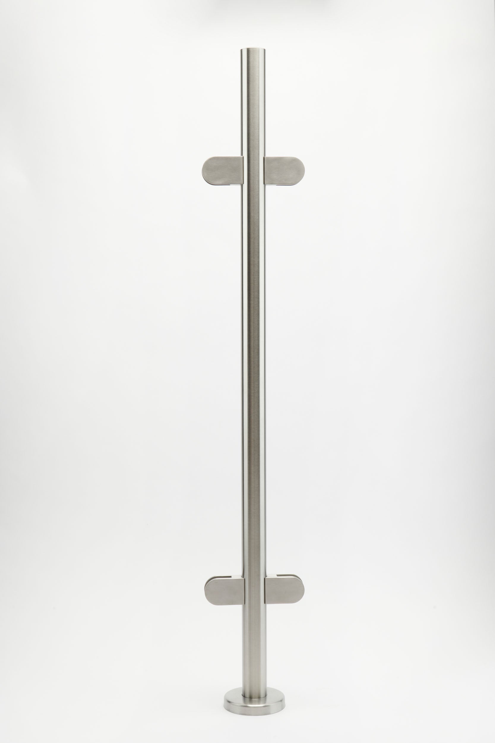 Mirror Polished Mid Post with End Cap