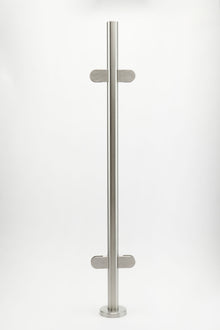 Mirror Polished Mid Post with End Cap