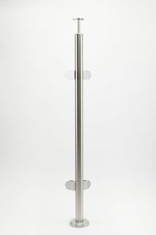 Corner Post With Handrail Bracket Diameter 42 x 2