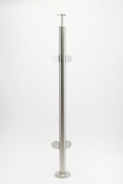 Corner Post With Handrail Bracket Diameter 42 x 2