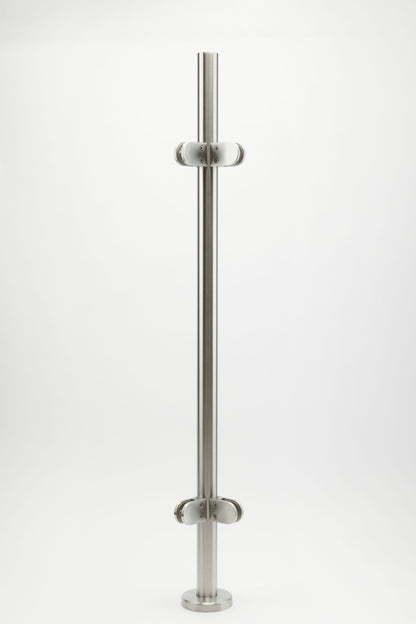 Mirror Polished Corner Post with End Cap