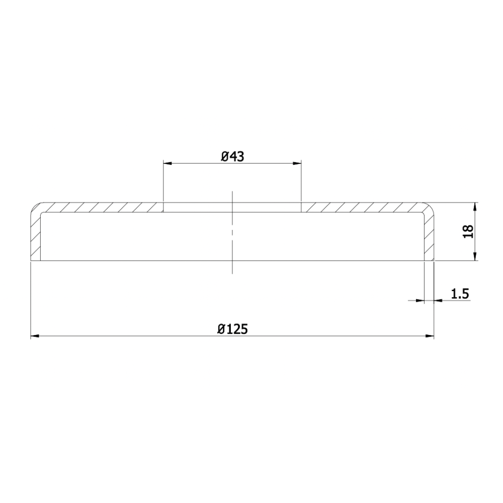 wall flange illustration